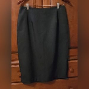 Odds and Evens Slim Skirt Back Zipper and long Slit Stretch in Size 9